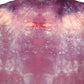Purple pink and blue women's medium dress shirt showing upper back detail
