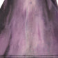 Right short sleeve detail reverse tie dye polo shirt purple black hand dyed pattern